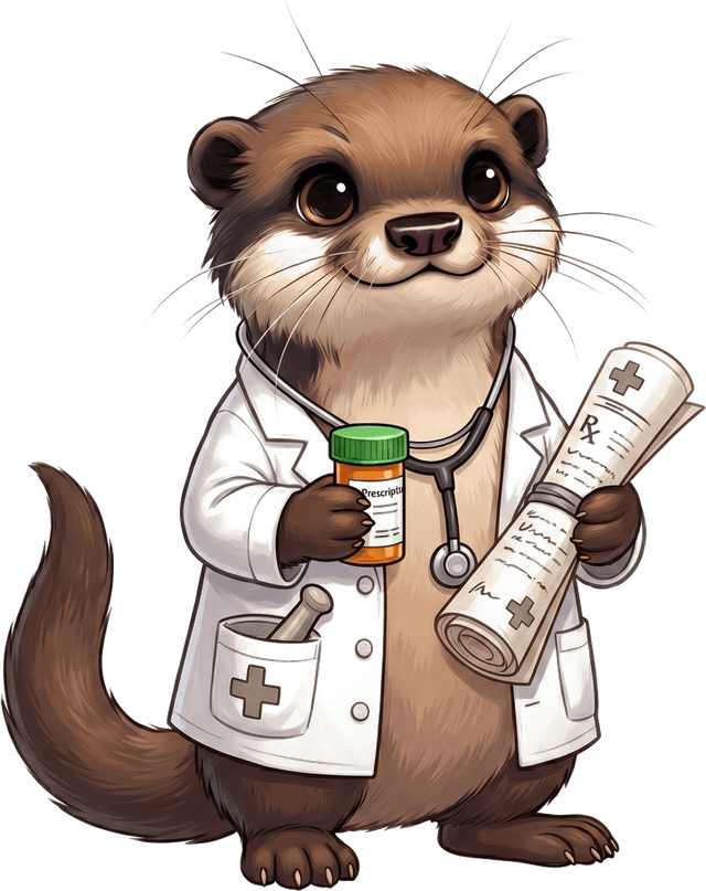 SendMyRx otter mascot